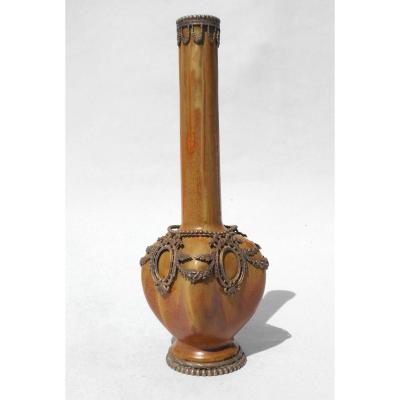 Antique Vase Denbac XIXe Style Louis XVI 19th Century  French