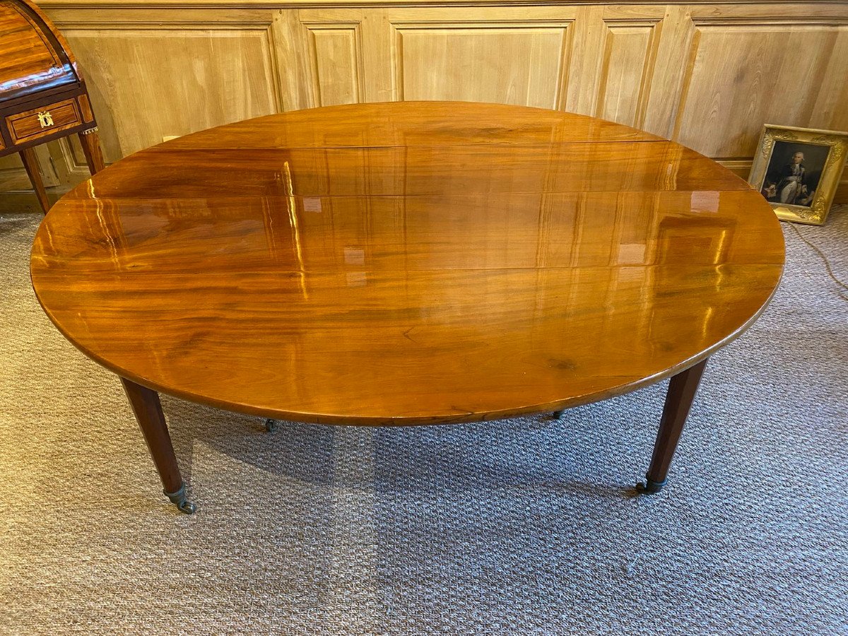 Important Cuban Mahogany Dining Table-photo-2