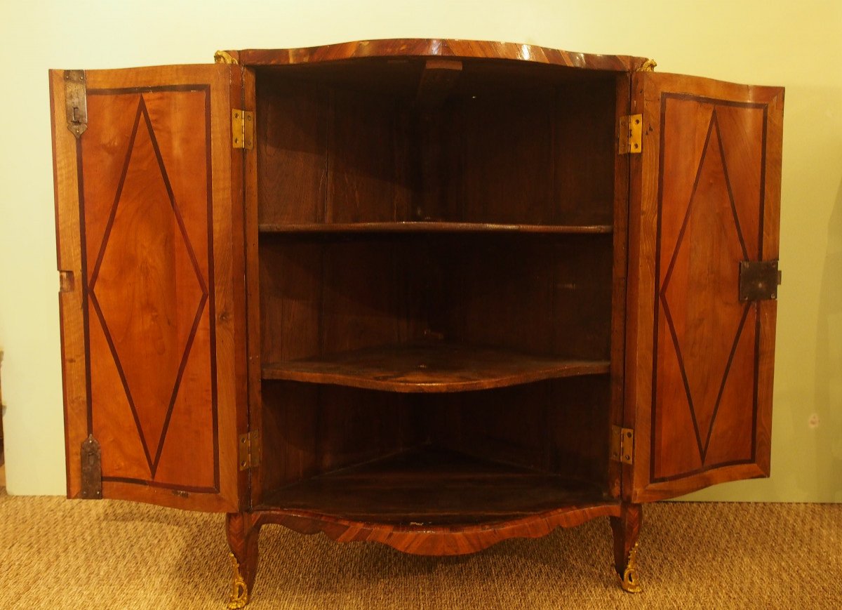 Louis XV Period Corner Cabinet-photo-3