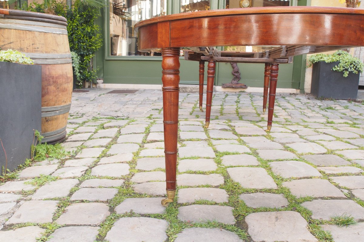 Six-legged Bamboo-shaped Banner Table From The Restoration Period-photo-1