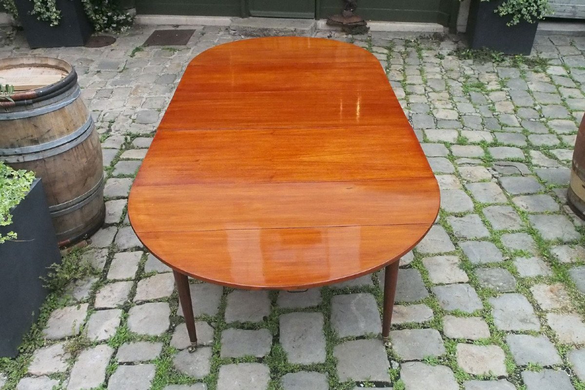 Cuban Mahogany Dining Table From The Late Louis XV Period-photo-2