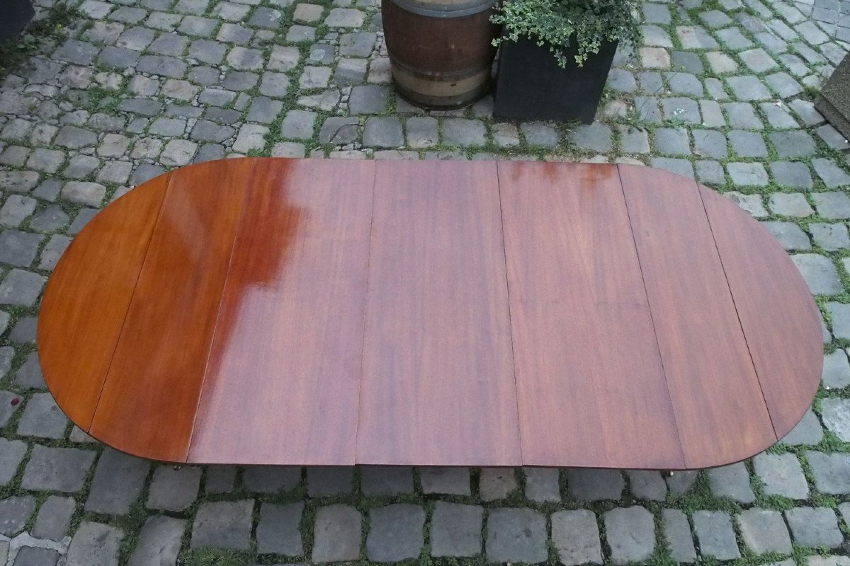 Cuban Mahogany Dining Table From The Late Louis XV Period-photo-3