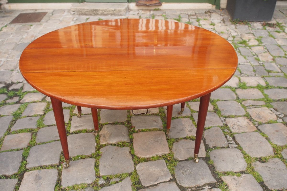 Cuban Mahogany Dining Table From The Late Louis XV Period-photo-4