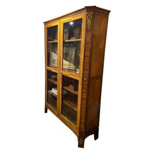 Louis XVI Period Bookcase Stamped Birckle