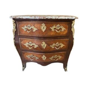 Chest Of Drawers Stamped Dieudonne, Louis XV Period