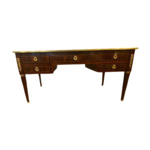 Large Louis XVI Period Flat Desk Stamped Jean François Dubut