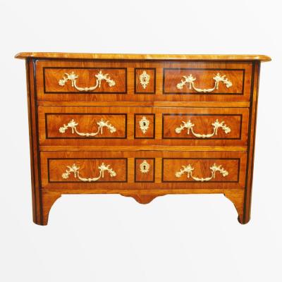 Chest Of Drawers With Regency Period Marquetry Tray