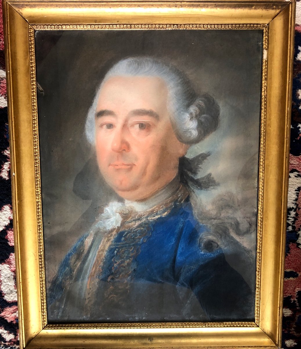 Portrait Of A Man, 18th Century.-photo-2