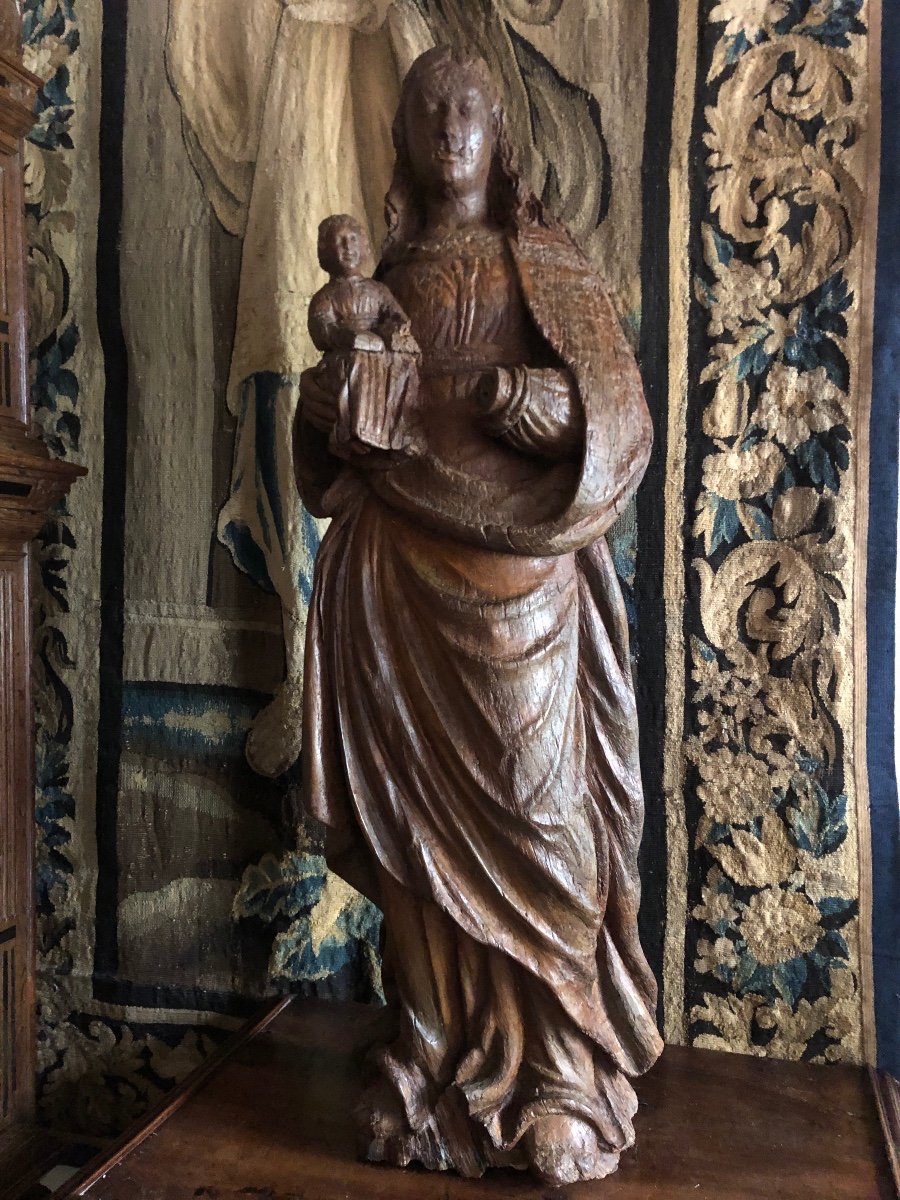 Large Virgin, 16th Century.-photo-2