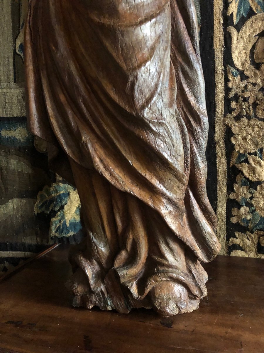 Large Virgin, 16th Century.-photo-4