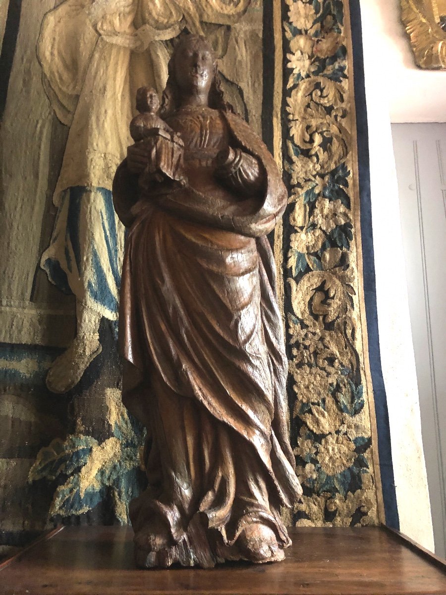 Large Virgin, 16th Century.-photo-5