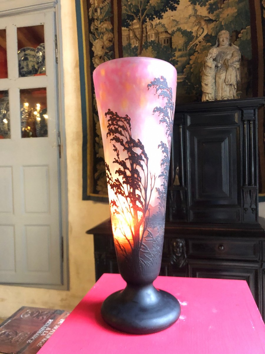 Large Daum Vase-photo-4