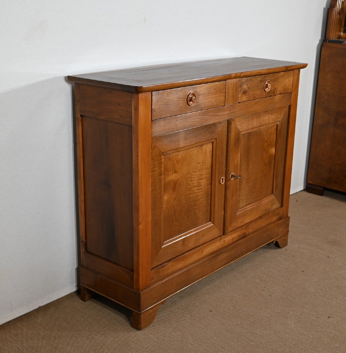 Narrow Buffet In Blond Chestnut - Late Nineteenth-photo-2