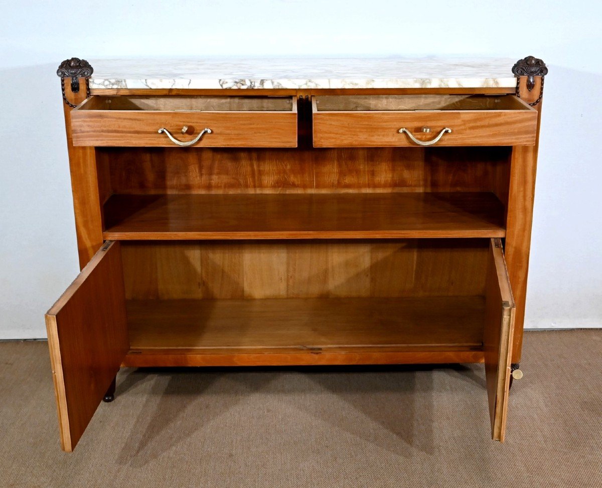 Sideboard In Mahogany Blond From Ceylon, Art Deco - Early Twentieth-photo-4