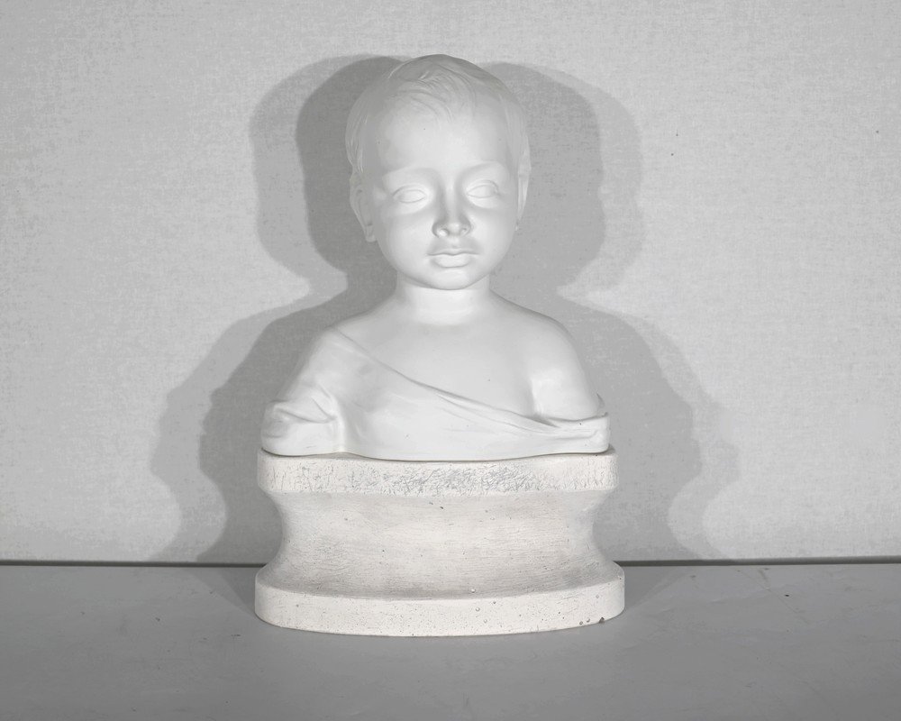 Limoges Biscuit Child Bust - Early Twentieth
