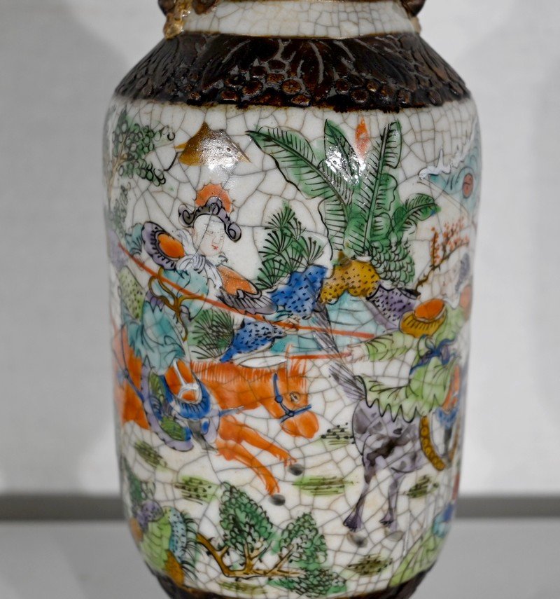 Cracked Earthenware Vase From Nanjing, China - Nineteenth-photo-3