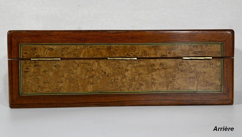 Box In Marquetry Of Various Woods - Early Twentieth-photo-7