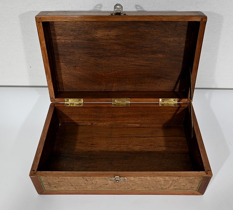 Box In Marquetry Of Various Woods - Early Twentieth-photo-8