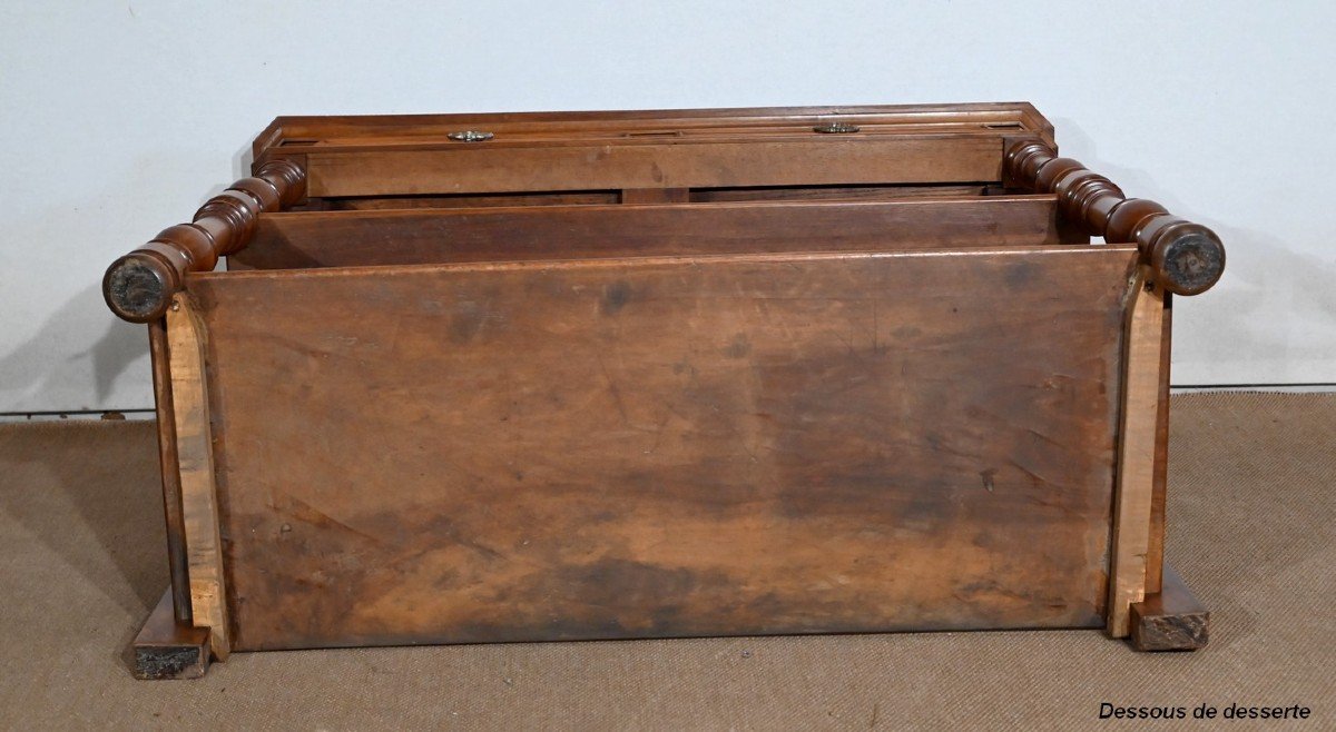 Service In Solid Walnut - Early Twentieth-photo-8