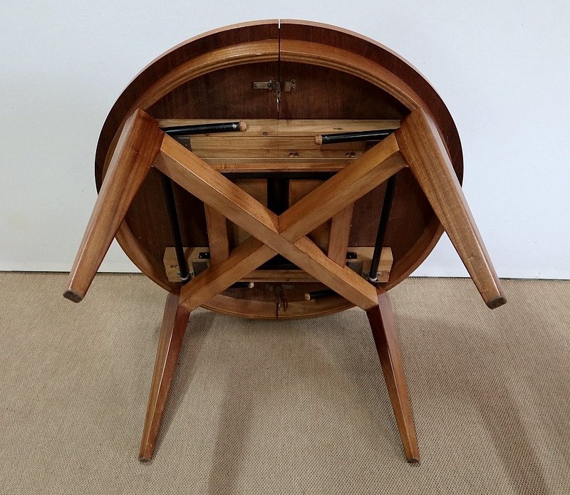 “raise And Lower” Table In Mahogany – 1970s-photo-7