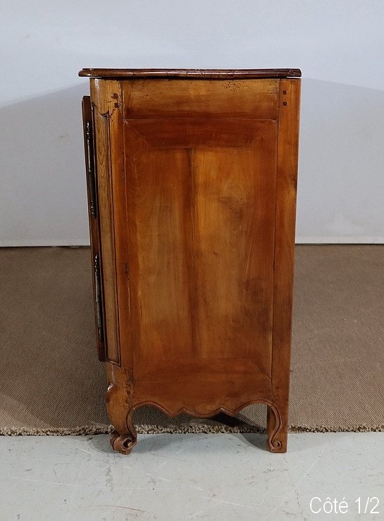 Long Woodwork Buffet In Solid Cherry - Late 18th Century-photo-3