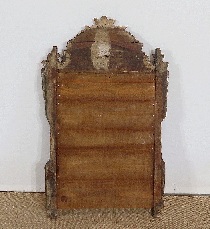 Golden Wood Mirror, Louis XVI Style - Early Twentieth-photo-7