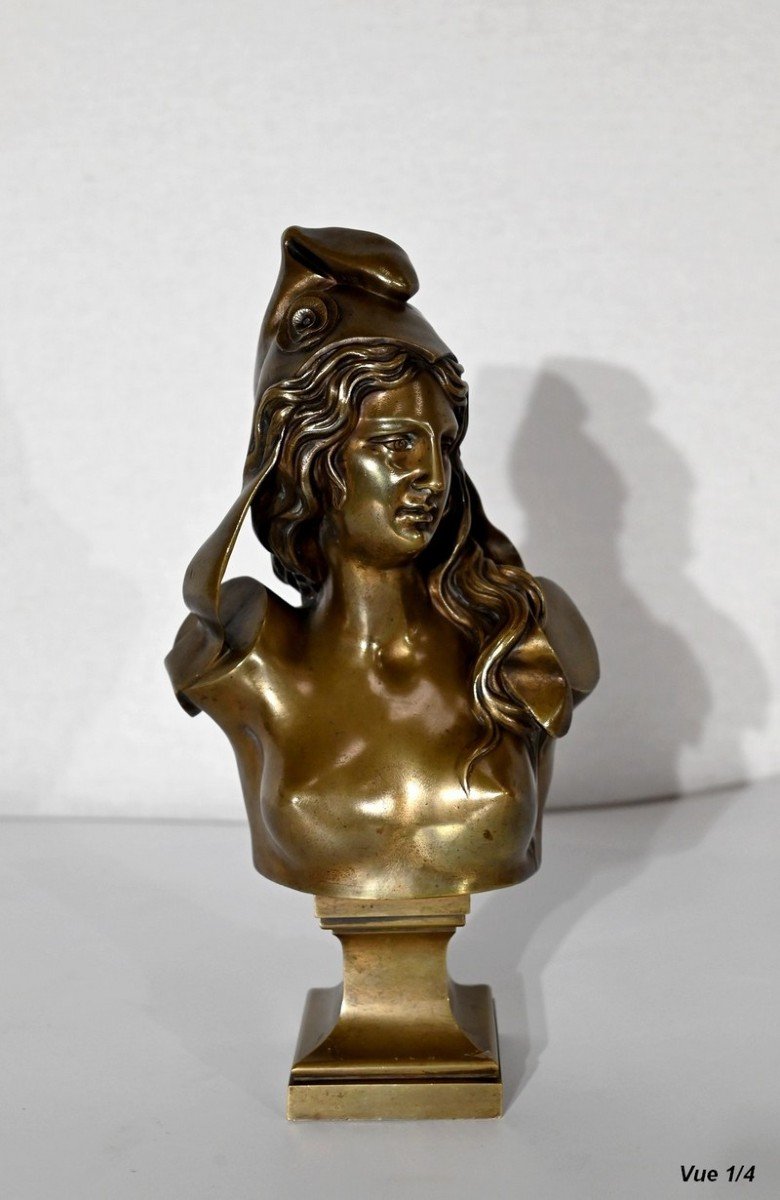 Bust Of Marianne In Bronze - Early Twentieth-photo-2