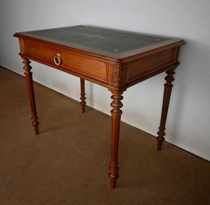 Small Mahogany Desk, Louis XVI Style - 1900-photo-3