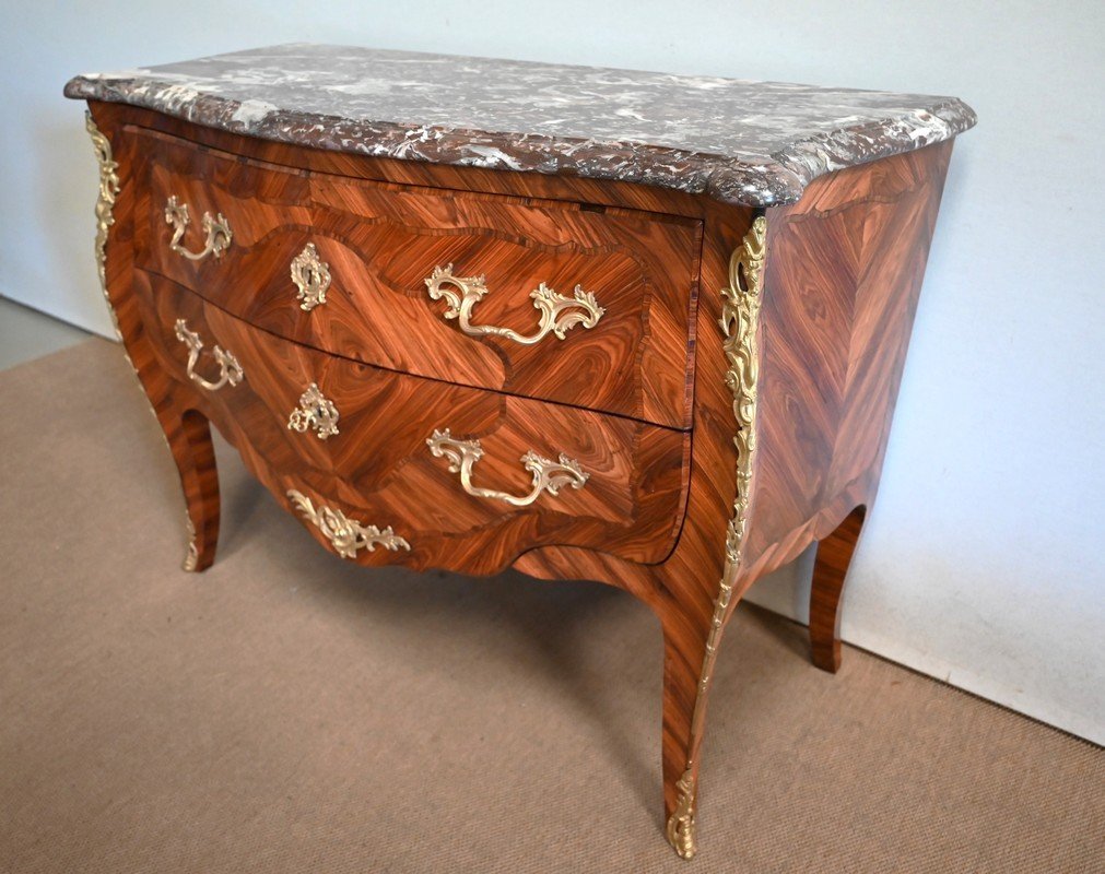 Chest Of Drawers, Louis XV Style - 2nd Half Nineteenth-photo-3