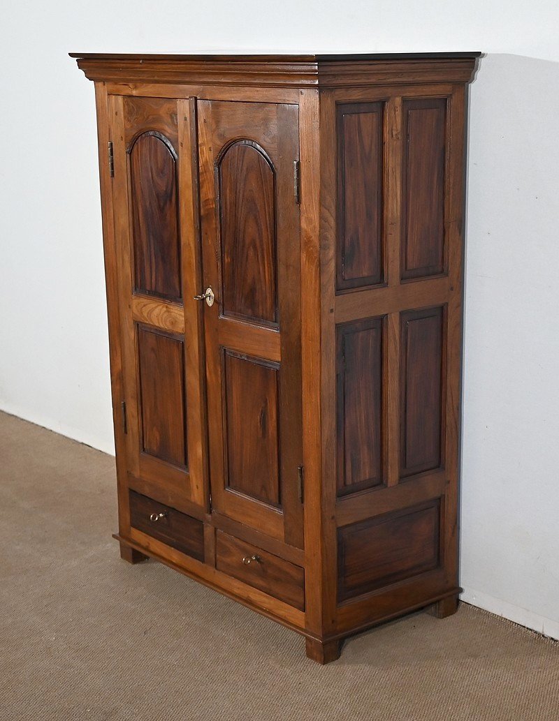 Petite Armoire De Pondichéry, Inde – Fin XIXe-photo-3