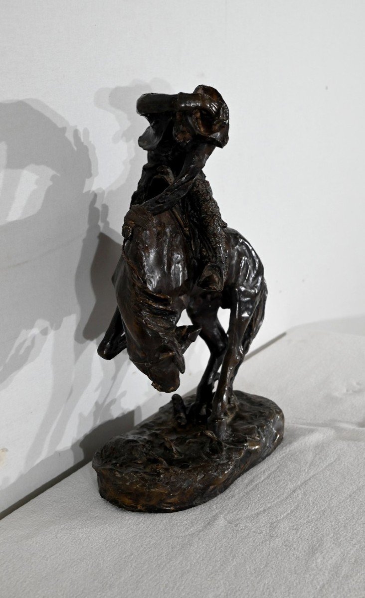 Bronze « Le Cheval Cabrant » – Début XXe-photo-2