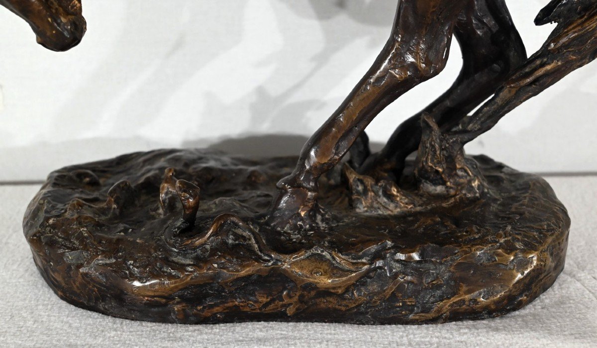 Bronze « Le Cheval Cabrant » – Début XXe-photo-5