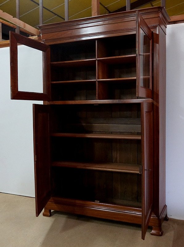 Important Four Door Cabinet In Mahogany From Cuba - 2nd Part Of The Nineteenth-photo-2