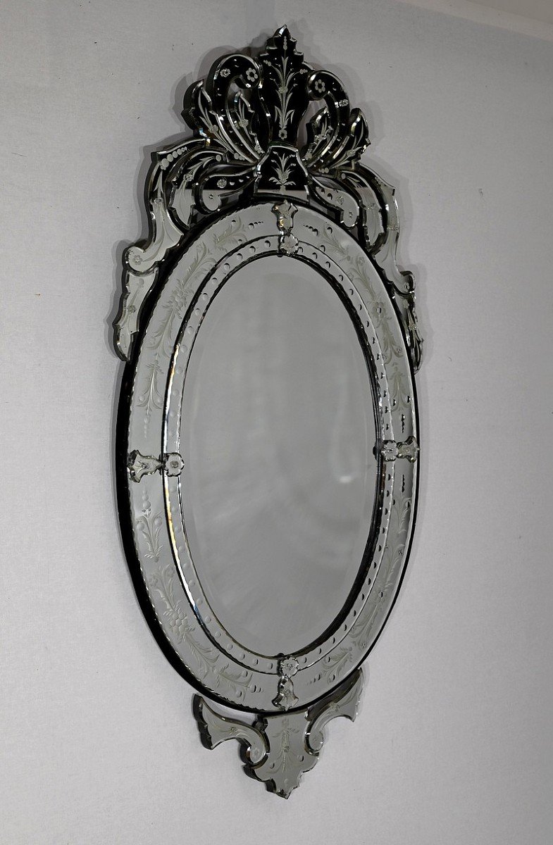Miroir Ovale Vénitien – 1940-photo-2
