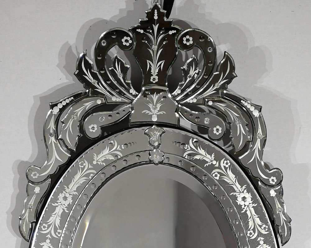 Miroir Ovale Vénitien – 1940-photo-4