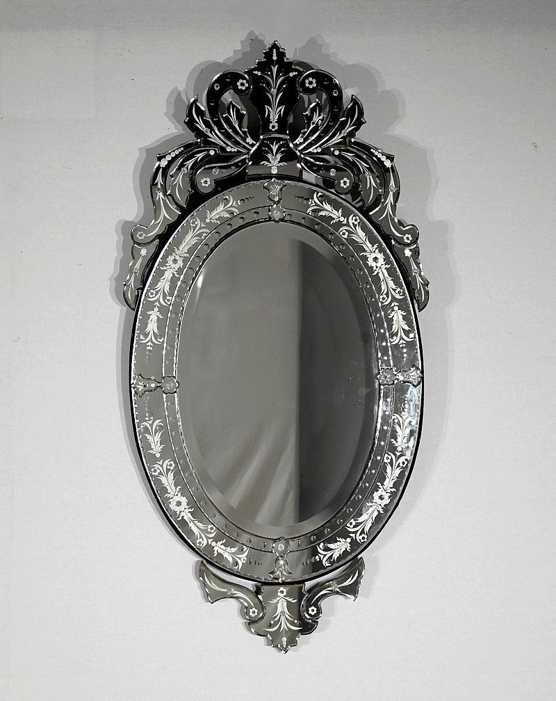 Miroir Ovale Vénitien – 1940