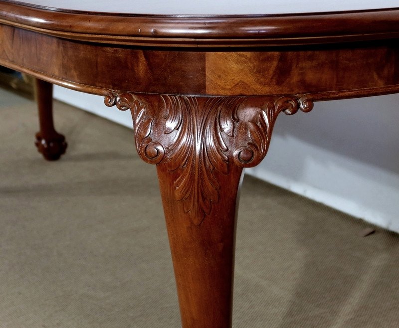 Table Rectangulaire En Acajou, Style Chippendale – Début XXe-photo-7