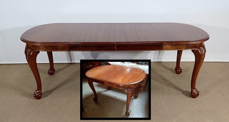 Rectangular Mahogany Table, Chippendale Style - Early Twentieth