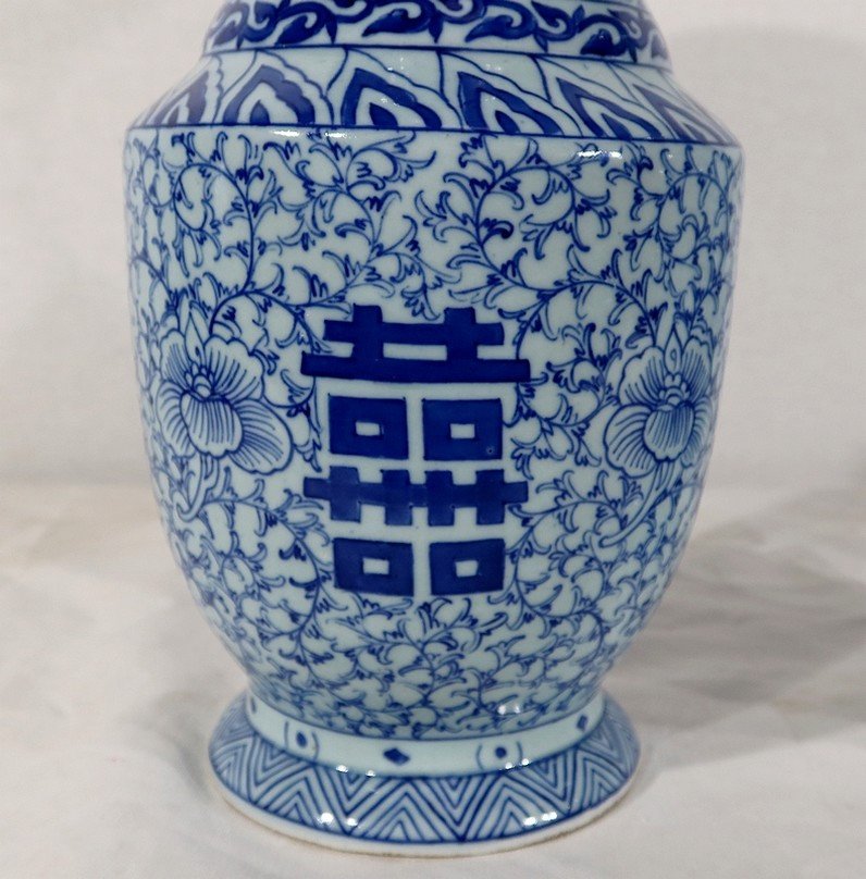 Paire De Vases En Céramique, Chine – Fin XIXe-photo-6