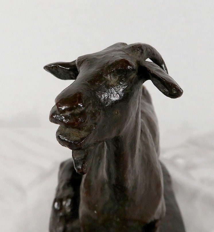 Bronze « Chèvre Et Ses Chevreaux » D’a.bitter – 1ère Partie Du XXe-photo-7