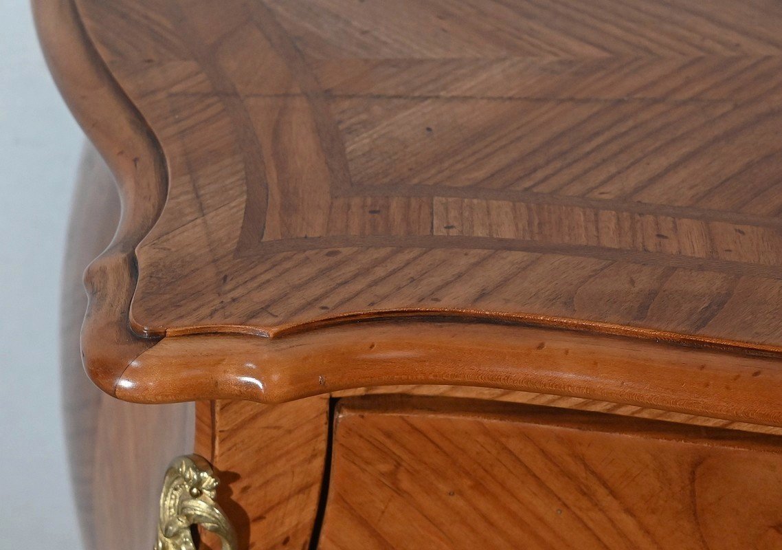 Small Chest Of Drawers In Cherry, Louis XV Style - Early Twentieth-photo-3