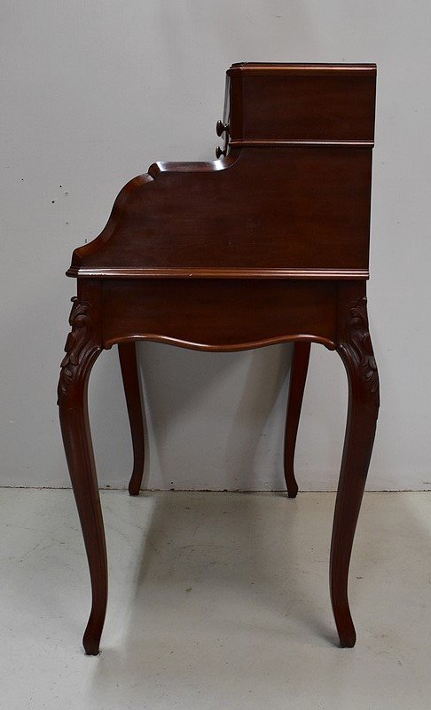 Small Mahogany Desk From Cuba, Napoleon III Period - Mid-19th Century-photo-5