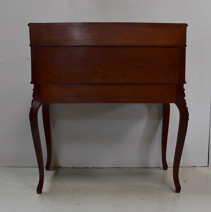 Small Mahogany Desk From Cuba, Napoleon III Period - Mid-19th Century-photo-7