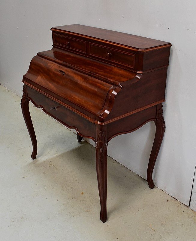 Small Mahogany Desk From Cuba, Napoleon III Period - Mid-19th Century