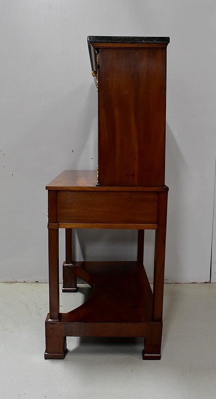 Small Secretary - Console In Mahogany From Cuba, Directoire Style - Mid-19th Century-photo-7