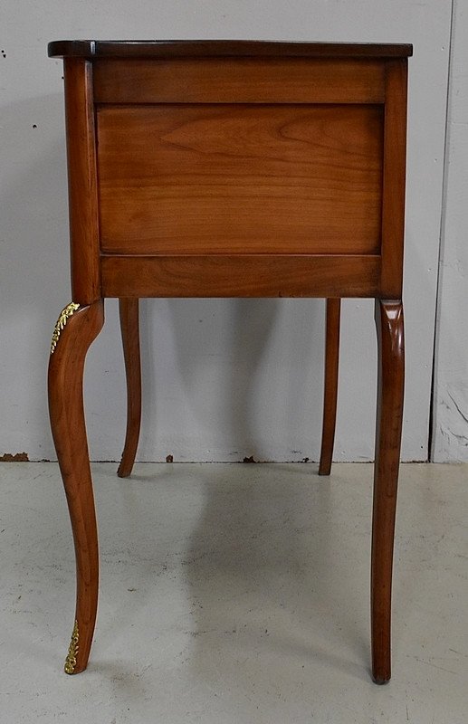 Small Commode Dite Perruquière, In Cherry, Louis XV Style - Early Twentieth-photo-6