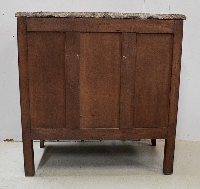 Small Chest Of Drawers In Violet Wood, Louis XV / Louis XVI Transition Style - Early 20th Century-photo-7