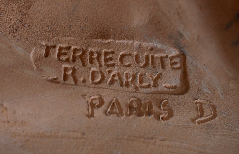 Buste En Terre Cuite « Pêcheur à La Barre », Par L. Morice – Fin XIXe-photo-8