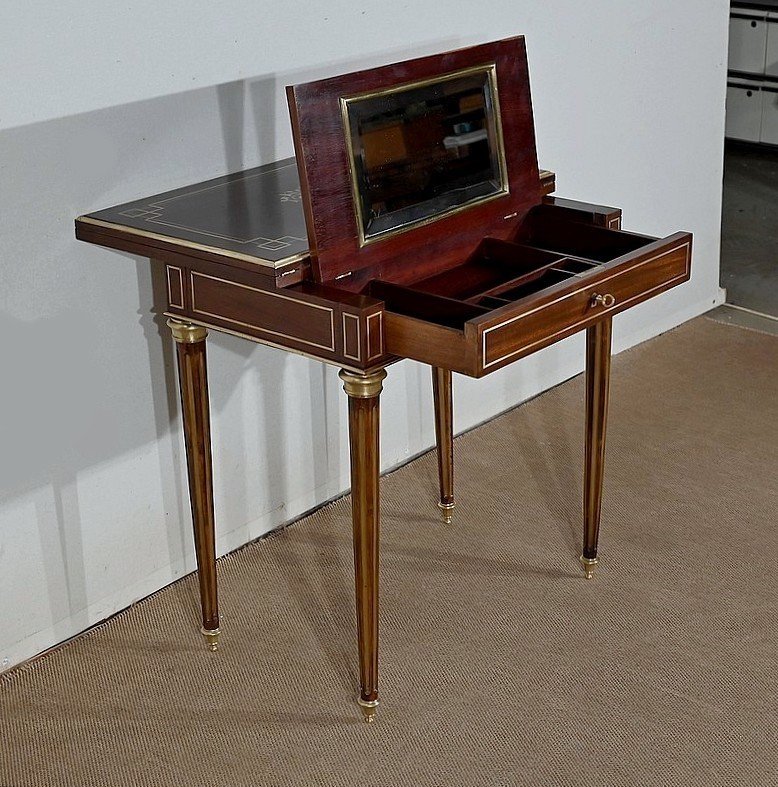 Small System Table, Louis XVI Style - 2nd Part Nineteenth-photo-3