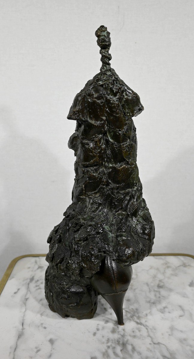 Important Bronze “the Mannequin”, Signed M. Noble – 1986-photo-8